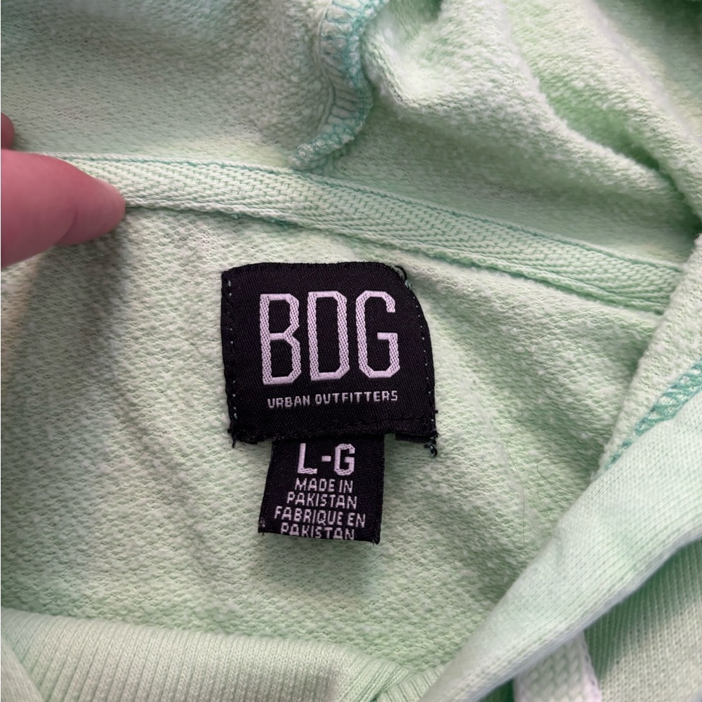 BDG Lime Green Women's Hoodie Sweater - Picture 2 of 3